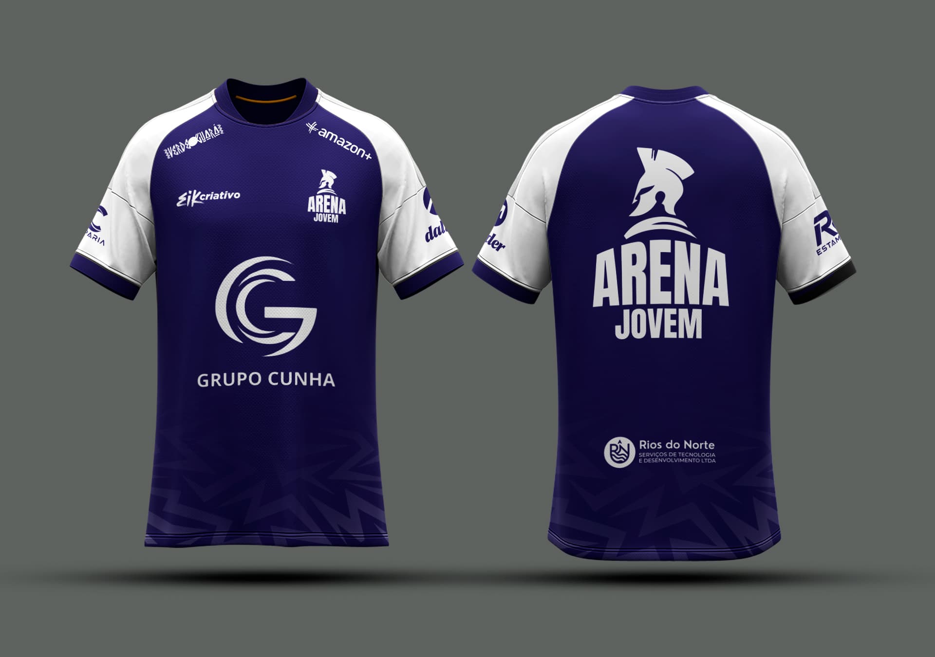 Camisa White Blue